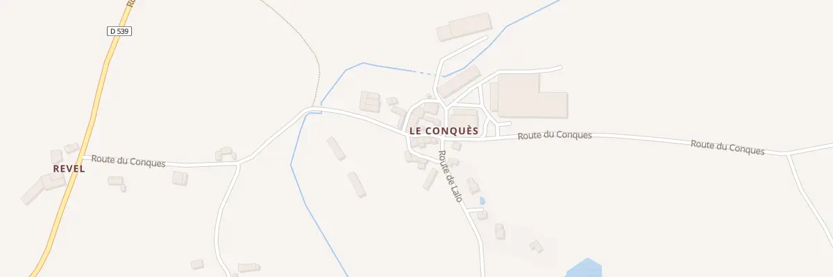 Plan du 5109 Le Conques à Drulhe