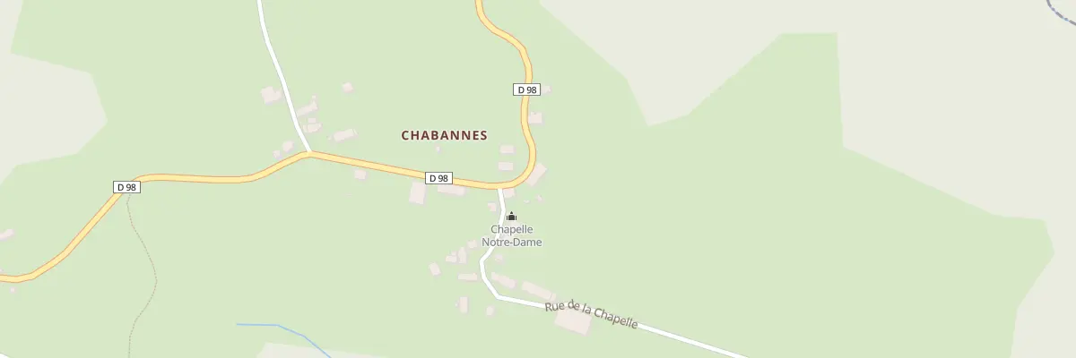 Plan du 5137 Chabannes à Saint-Hilaire-Foissac