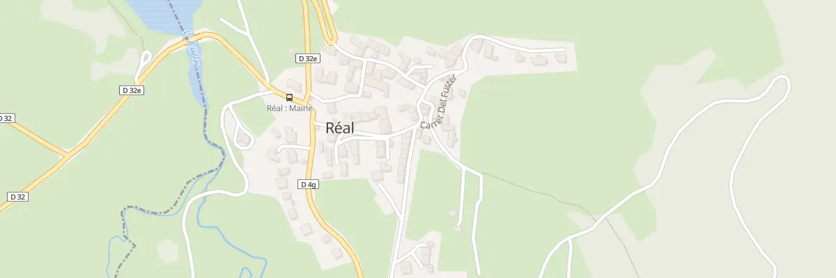 Plan du 33 Le Village à Réal