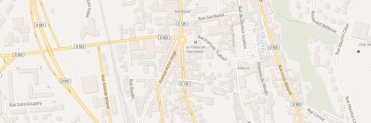 Plan du 25 Rue Anatole France à Méru