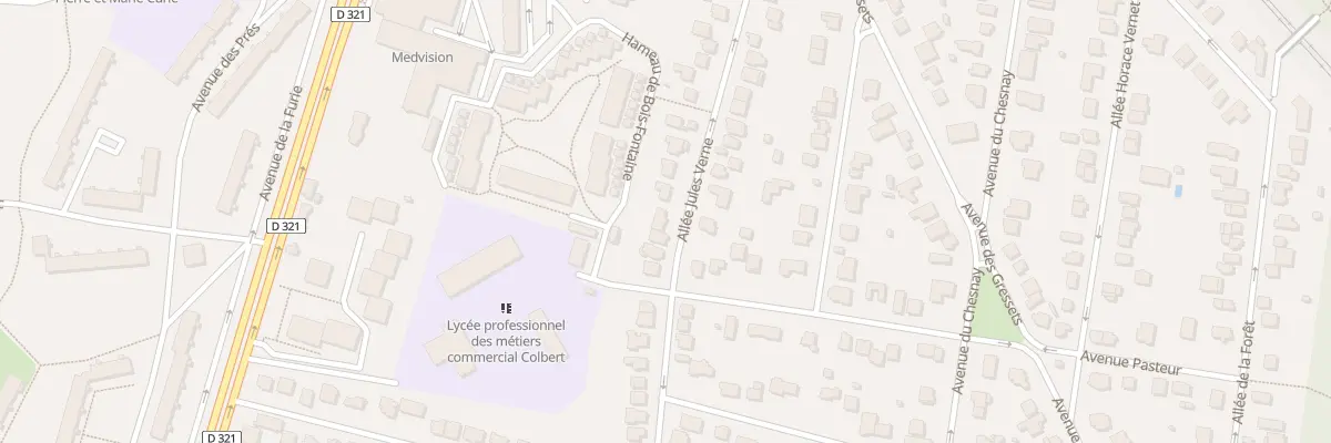 Plan du 30 All Jules Verne à La Celle-Saint-Cloud