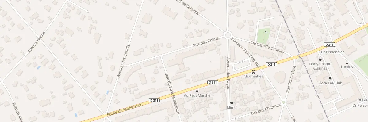 Plan du 22 Rue du Petit Montesson au Vésinet