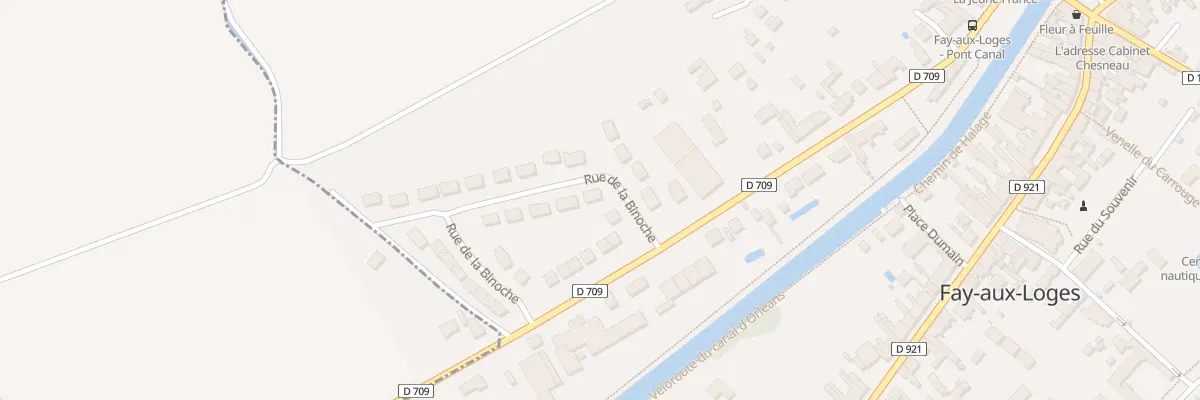 Plan du 1 Rue de la Binoche à Fay-aux-Loges