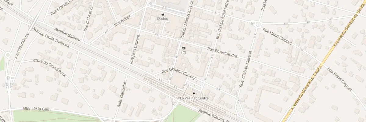 Plan du 6 Rue du Maréchal Foch au Vésinet