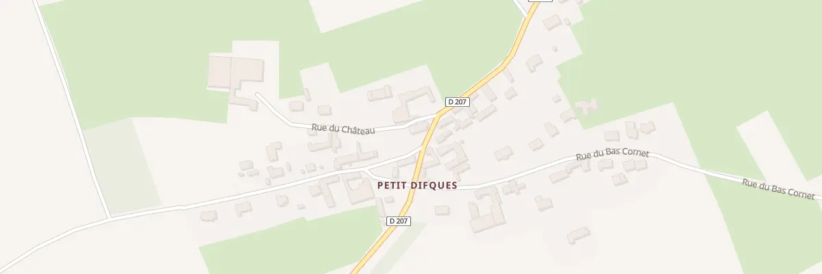 Plan du 1 Rue du Château à Moringhem