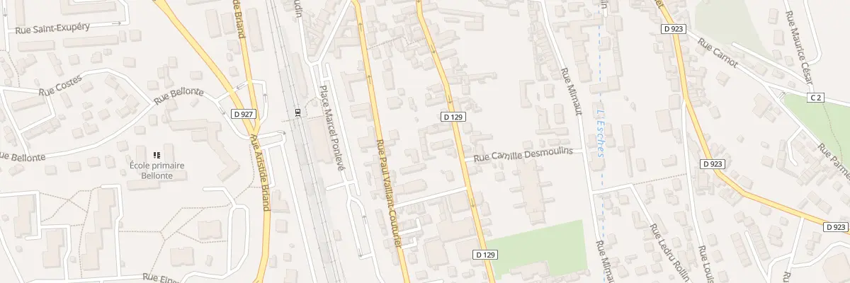 Plan du 76 Rue Anatole France à Méru