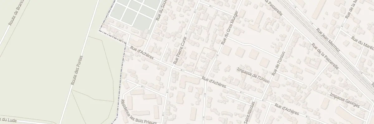 Plan du 124 Rue d’Achères à Maisons-Laffitte