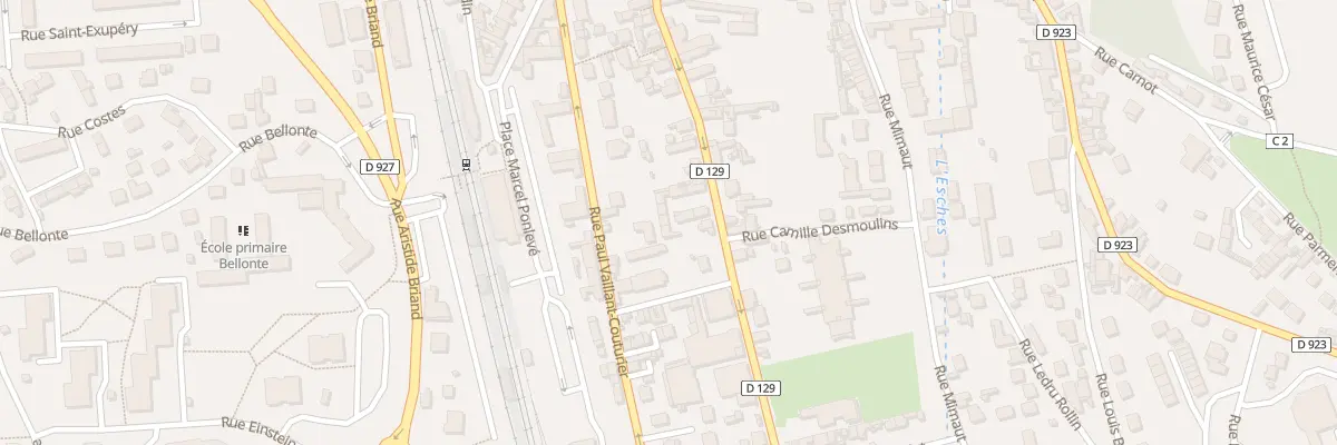 Plan du 78 Rue Anatole France à Méru