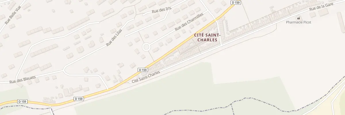 Plan du 168 Cité Saint Charles à Saint-Léger-lès-Domart