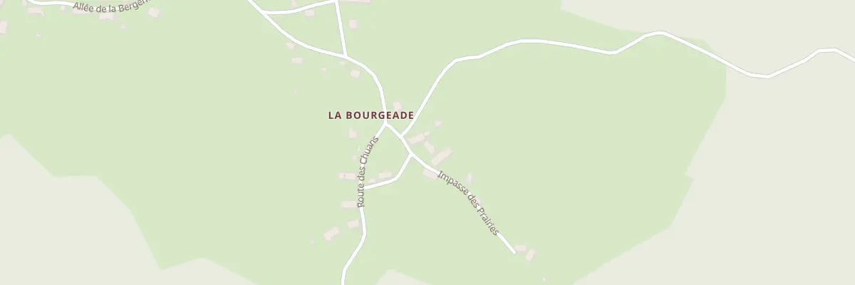 Plan du 5051 La Bourgeade Basse à Saint-Hilaire-Foissac