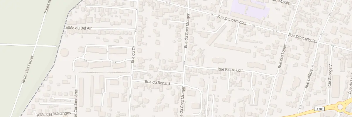 Plan du 96 Rue du Gros Murger à Maisons-Laffitte