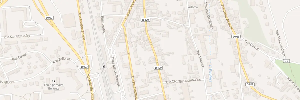 Plan du 62 Rue Anatole France à Méru