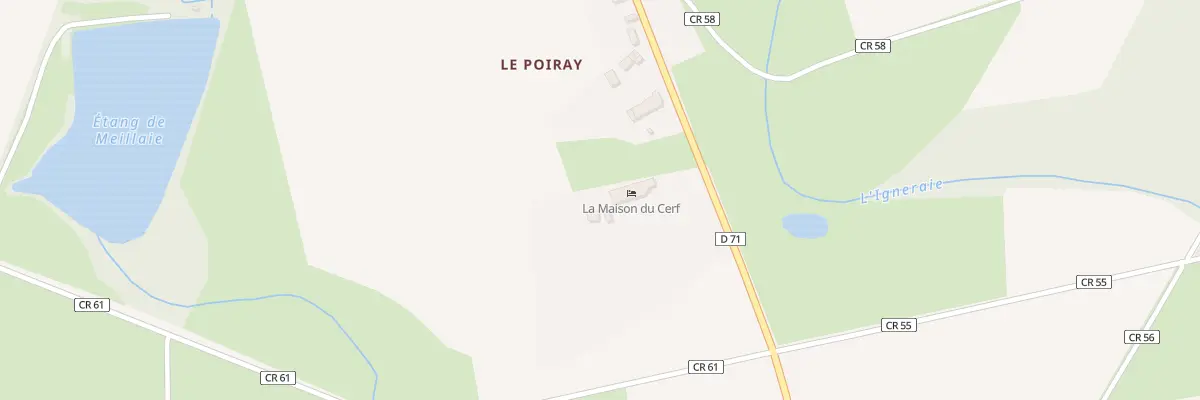 Plan du 34 Rte de Lignerolles à Urciers