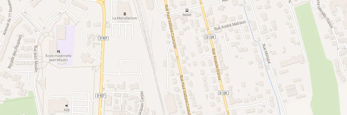 Plan du 48A Rue Paul V Couturier à Méru