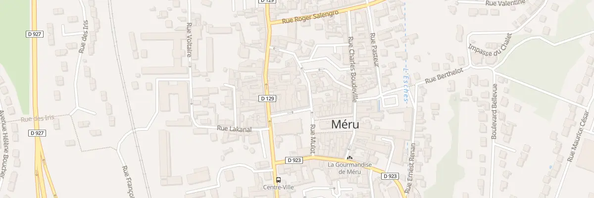Plan du 1B Rue du Docteur Gey à Méru