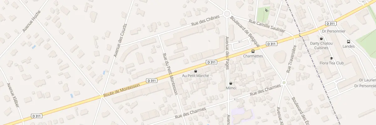 Plan du 22 Rte de Montesson au Vésinet
