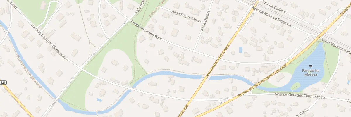 Plan du 11 Rte du Grand Pont au Vésinet