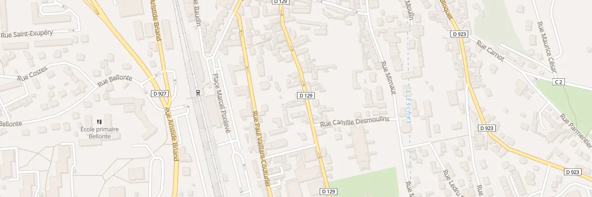Plan du 68 Rue Anatole France à Méru