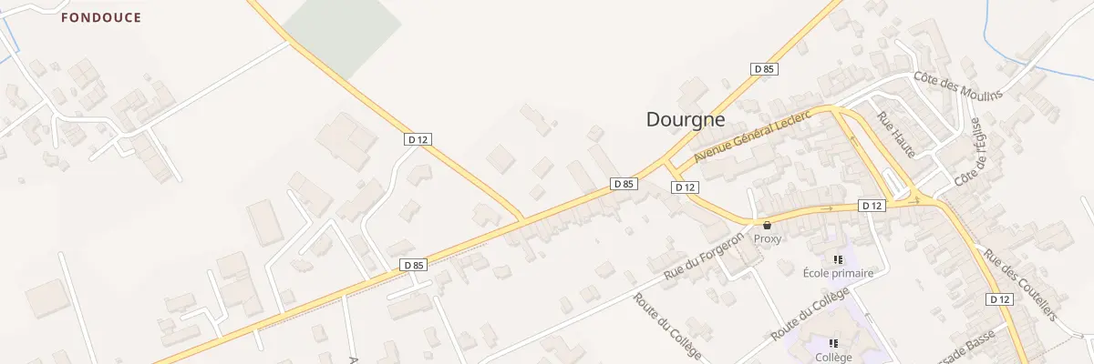 Plan du 8 Av du 19 Mars 1962 à Dourgne