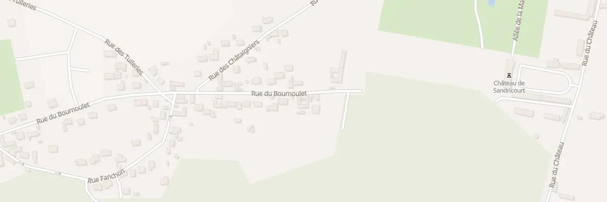 Plan du 214 Rue du Bournoulet à Amblainville
