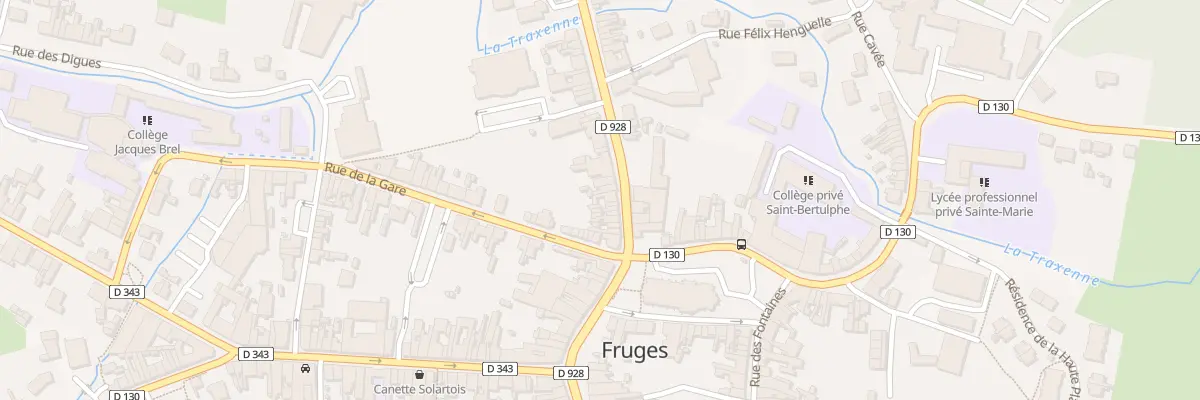 Plan du 17 Rue de Saint Omer à Fruges