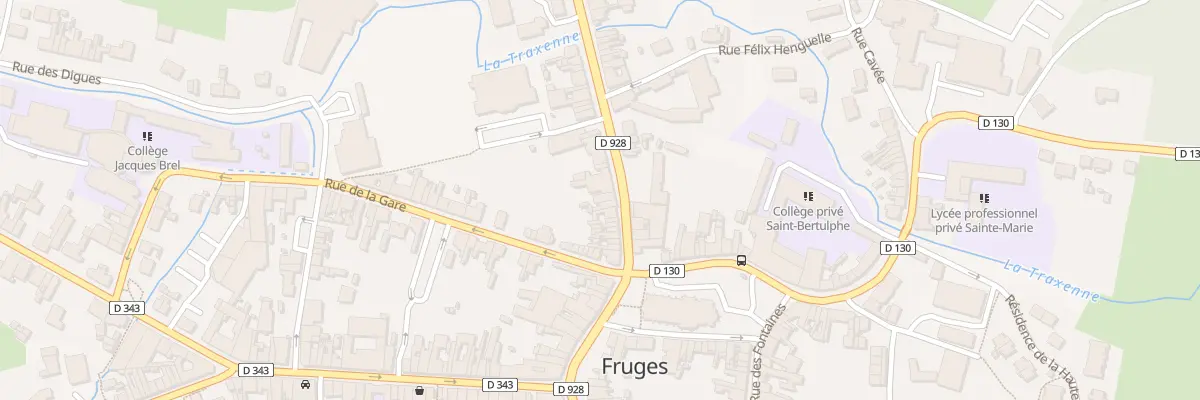 Plan du 21 Rue de Saint Omer à Fruges