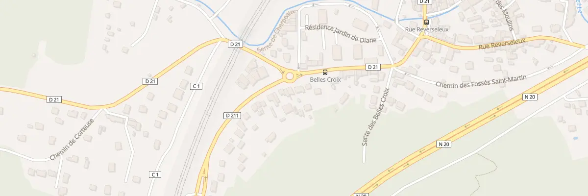 Plan du 29 Rue des Belles Croix à Étampes