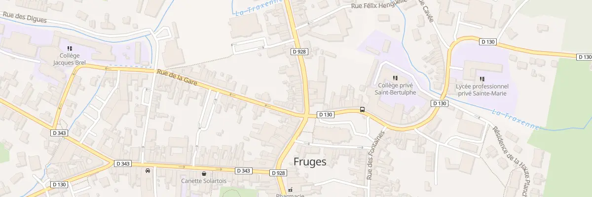 Plan du 9 Rue de Saint Omer à Fruges