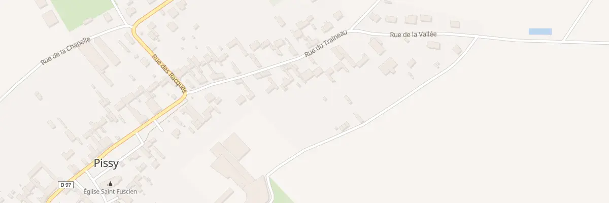 Plan du 12 Rue du Traineau à Pissy