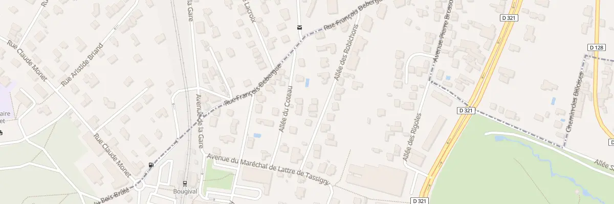 Plan du 7 All du Côteau à La Celle-Saint-Cloud