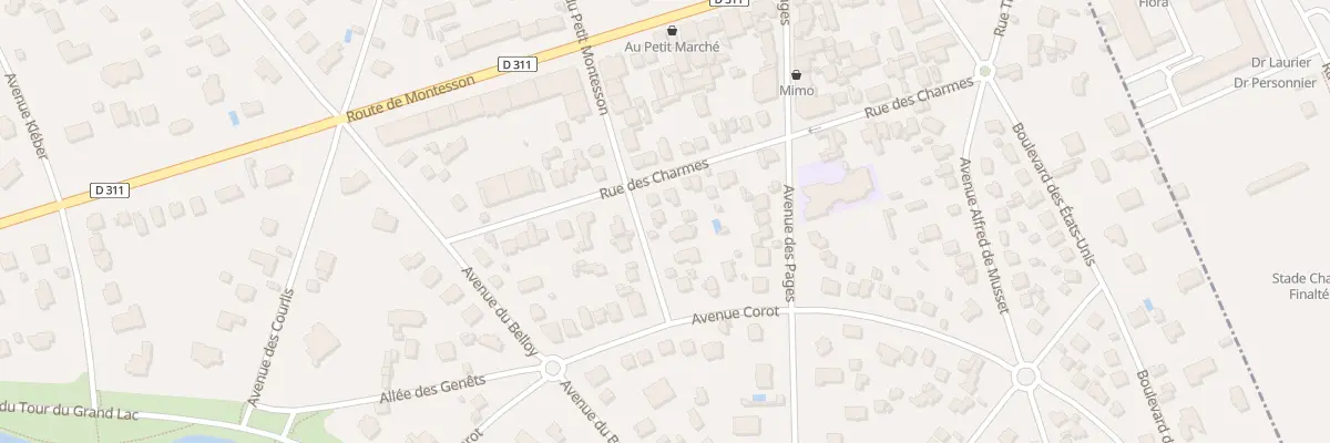 Plan du 6 Rue du Petit Montesson au Vésinet