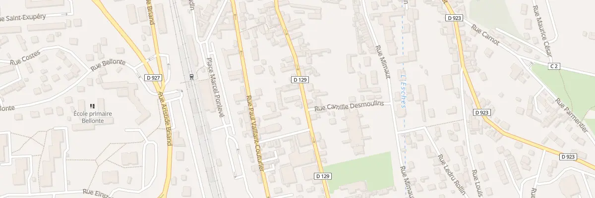 Plan du 84 Rue Anatole France à Méru