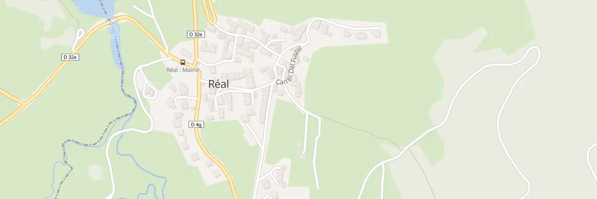 Plan de La Placeta à Réal