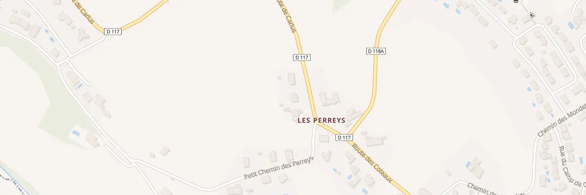 Plan du 97 Rte de Carlus à Saliès