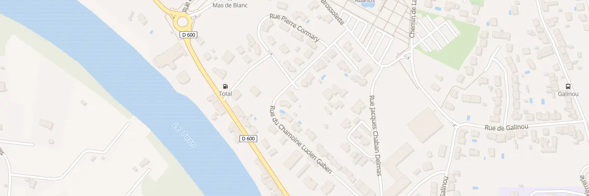 Plan du 46 Rue Chanoine Lucien Gaben à Albi