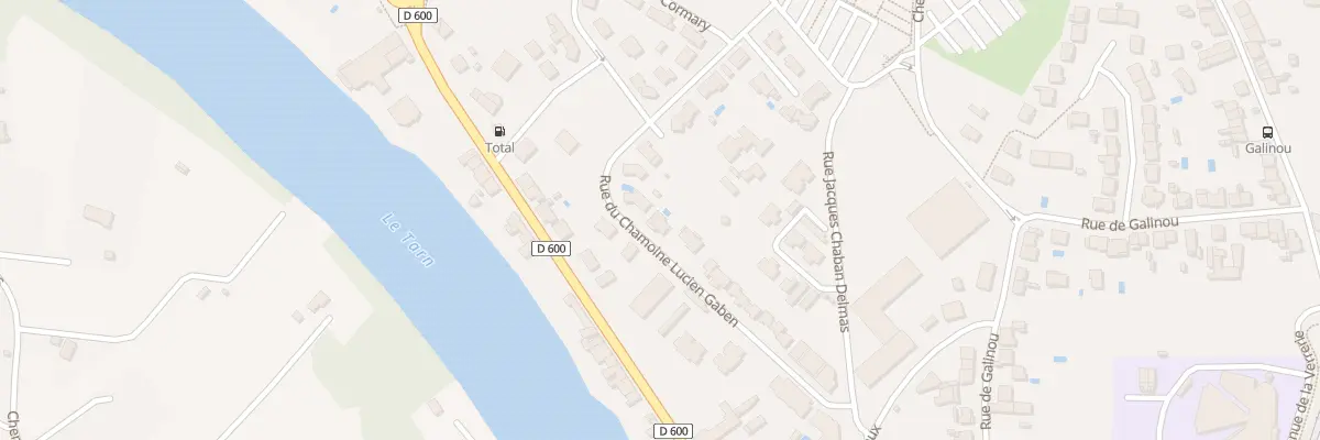 Plan du 40 Rue Chanoine Lucien Gaben à Albi