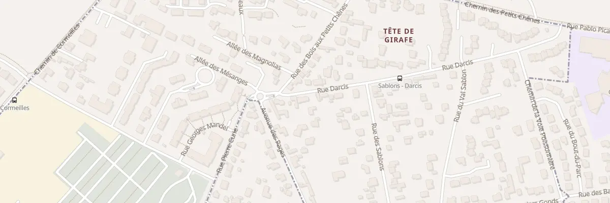 Plan du 6 Rue Darcis à Chatou