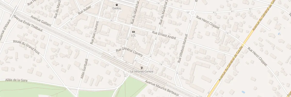 Plan du 3 Rue du Maréchal Joffre au Vésinet