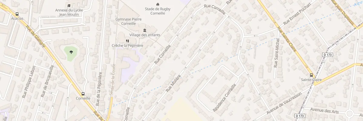 Plan du 37 Rue Molière au Chesnay-Rocquencourt