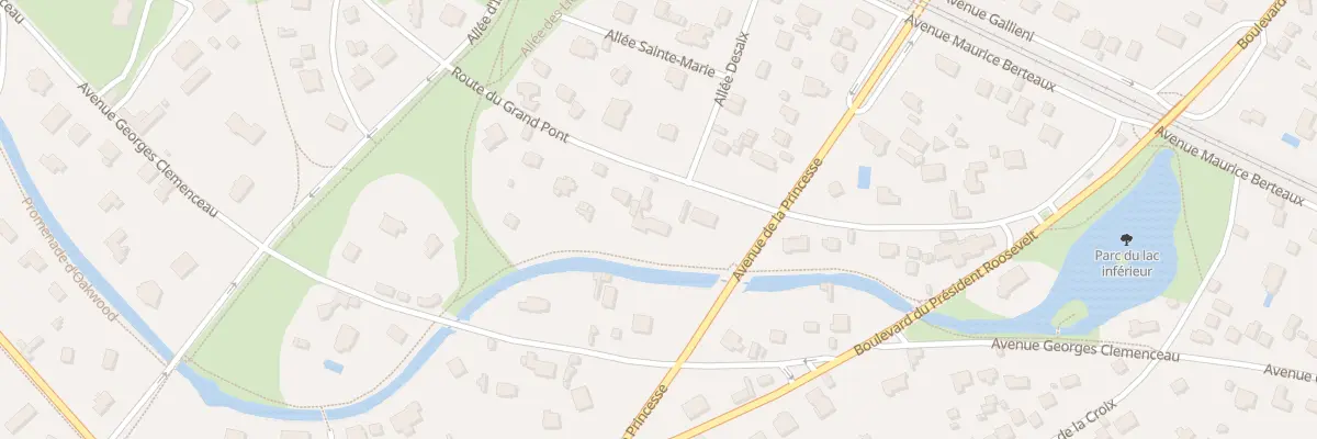 Plan du 9 Rte du Grand Pont au Vésinet