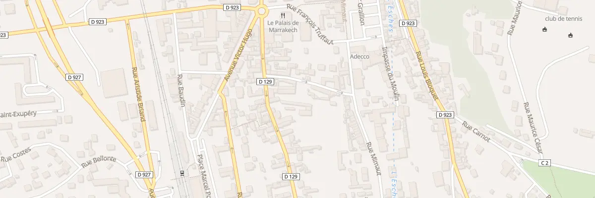 Plan du 75 Rue Anatole France à Méru