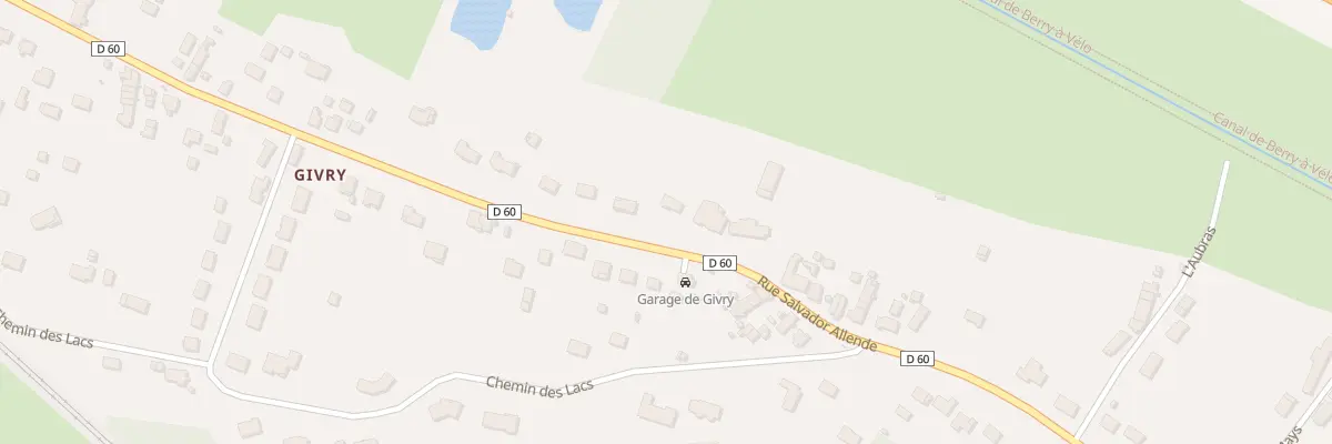Plan du 40 Rue Salvador Allende à Foëcy