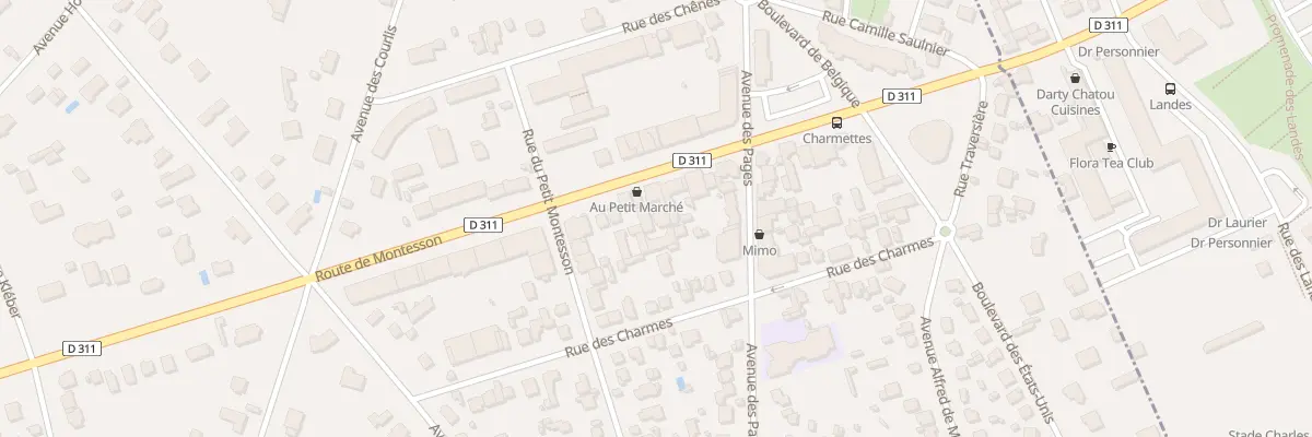 Plan du 21 Rte de Montesson au Vésinet