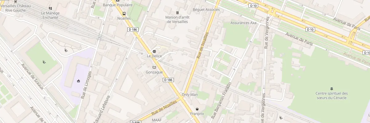Plan du 14 Rue de Noailles à Versailles