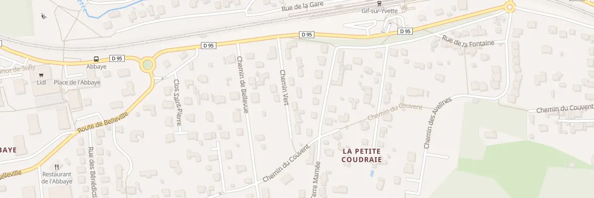 Plan du 2 Che Vert à Gif-sur-Yvette