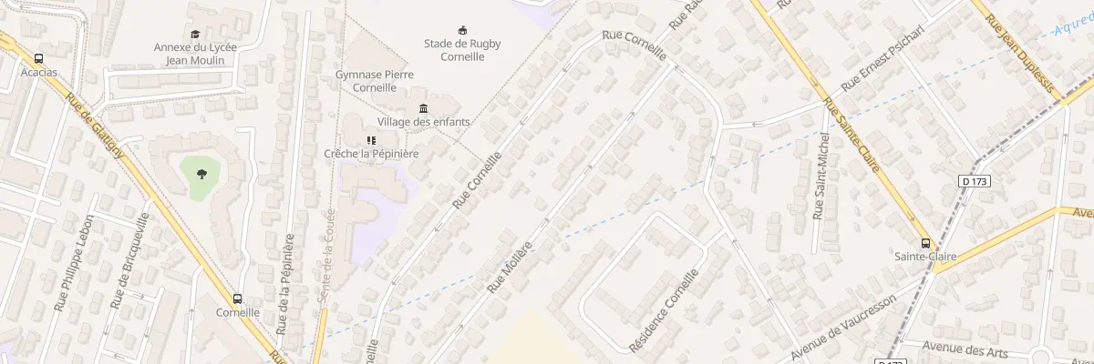 Plan du 41 Rue Molière au Chesnay-Rocquencourt