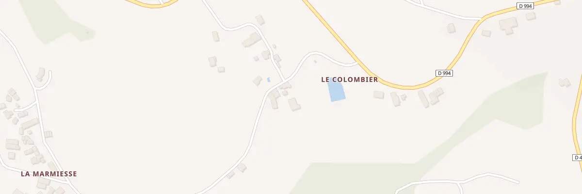 Plan du 5136 Le Colombie à Asprières