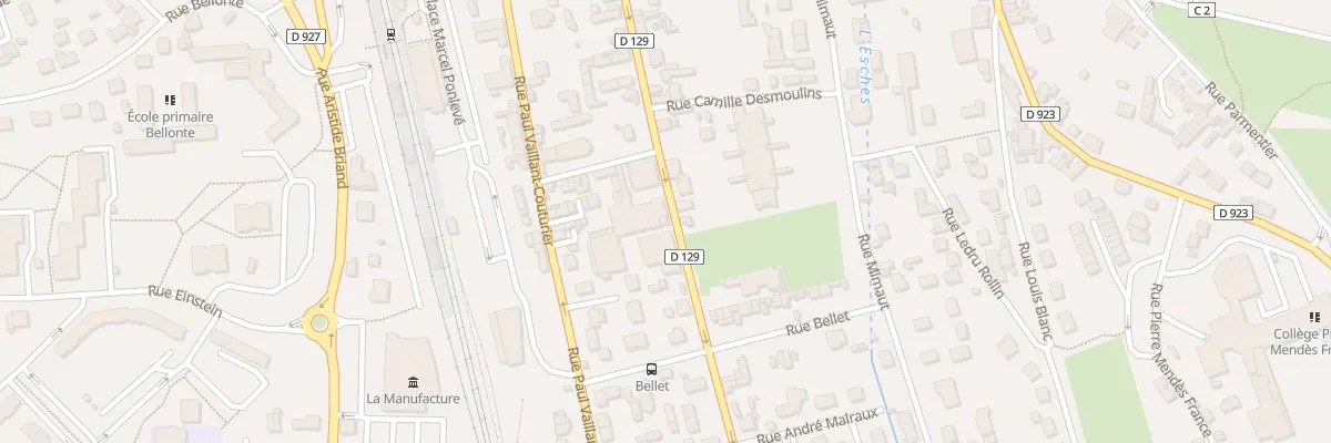 Plan du 94 Rue Anatole France à Méru