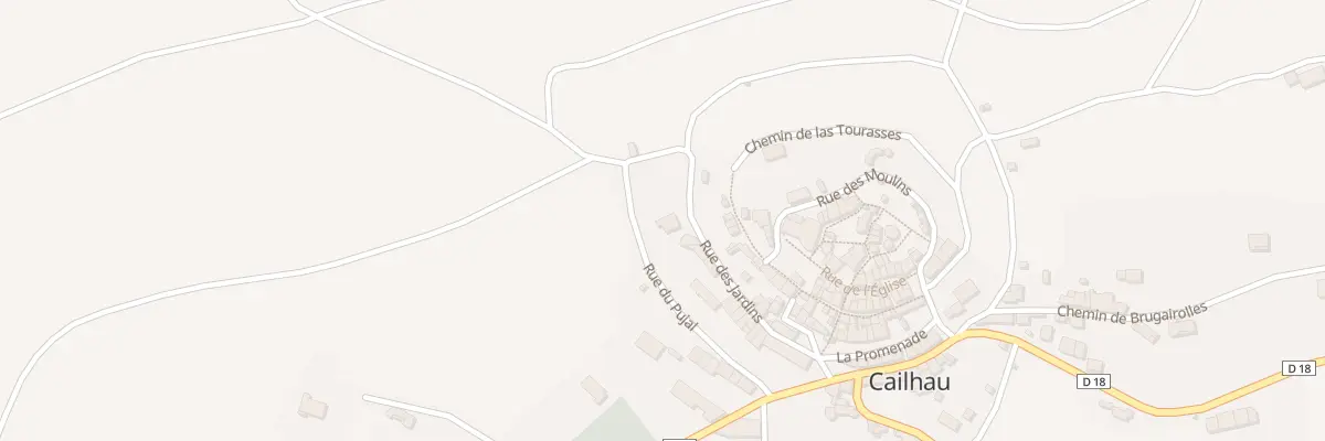 Plan du 7 Rue des Jardins à Cailhau