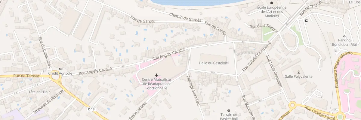 Plan du 38 Pl Foirail Castelviel à Albi
